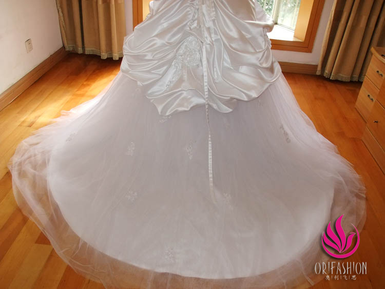 Orifashion HandmadeReal Custom Made Romantic Wedding Dress RC115